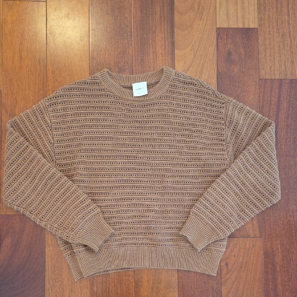 Women's Varley Sweater SMALL Tan/ Beige Like New